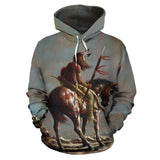 End Of The Trail Native American All Over Hoodie no link - Powwow Store