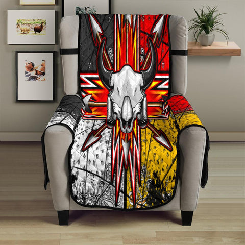 Bison Arrow Native American 23" Chair Sofa Protector - ProudThunderbird