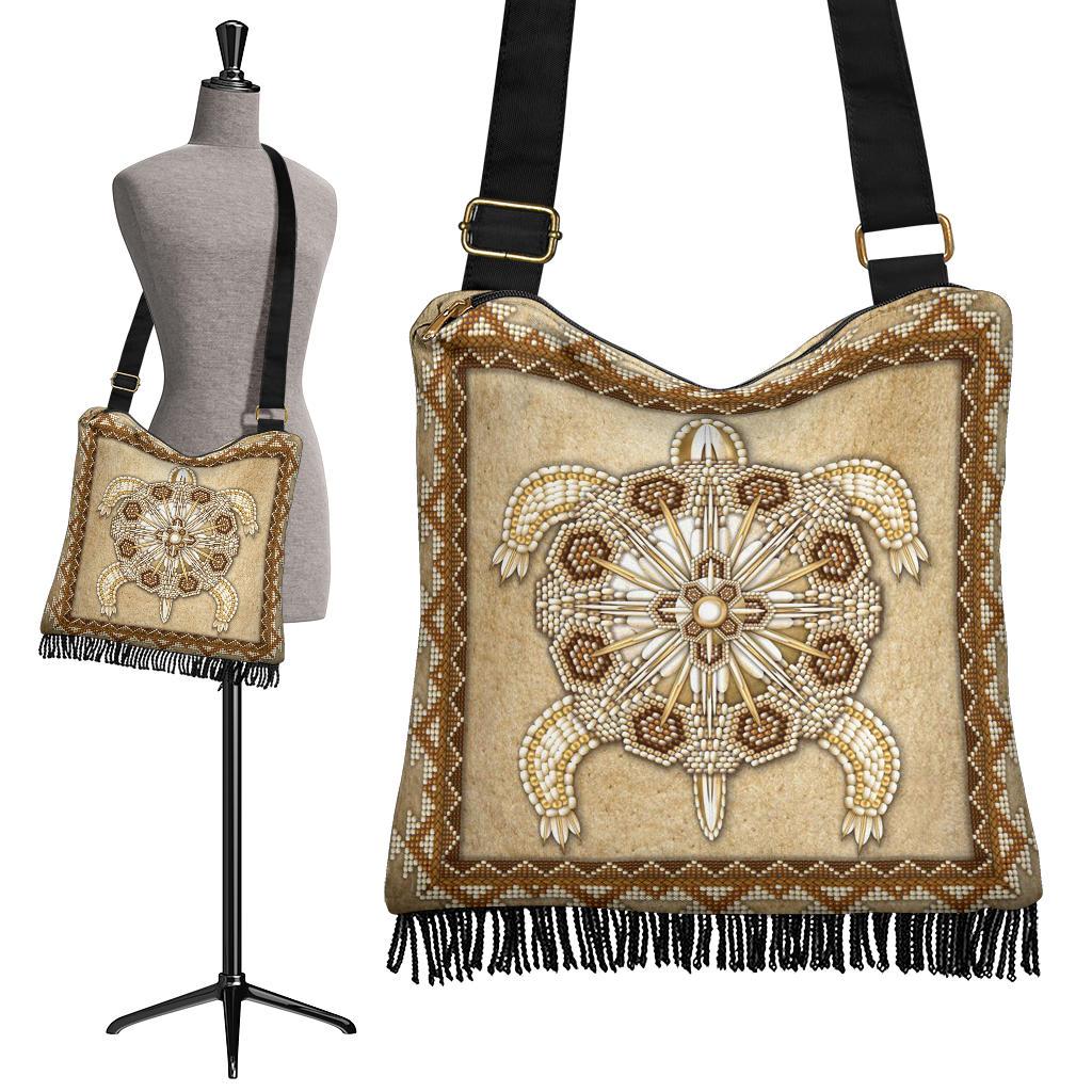 Turble Symbol Native American Crossbody Boho Handbag