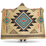 Southwest Symbol Native American Hooded Blanket