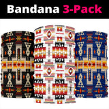 Powwow Store tribe design native american area bandana 3 pack