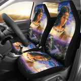 Powwow Store gb nat00443 girl animals car seat covers