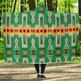 GB-NAT00062-06 Green Design Native Hooded Blanket
