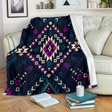 Powwow Store gb nat00565 dark color tribal pattern blanket