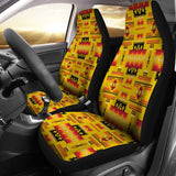 Yellow Tribal Native American Car Seat Covers - Powwow Store