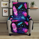 Colorful Feather Native American 23 Chair Sofa Protector