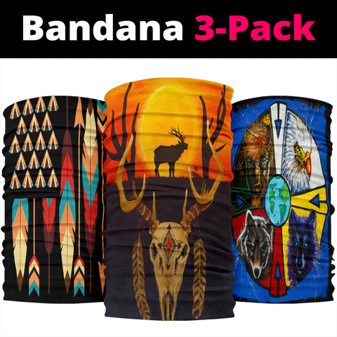 Feather Bandana 3-Pack NEW
