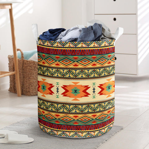 Powwow Store gb nat00351 geometric pattern design laundry basket