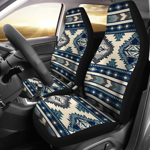 CSC-007 Blue Pattern Native Car Seat Cover