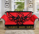 Red Thunderbird Native American 70" Sofa Protector - Powwow Store