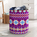 Powwow StoreLB0019 Pattern Native American Laundry Basket