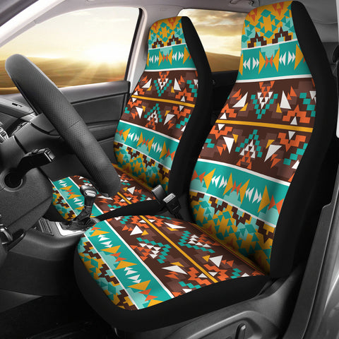 GB-NAT00579 Seamless colorful Car Seat Cover