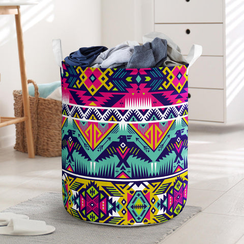 Powwow Store gb nat00071 full color thunder bird laundry basket