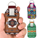 Native Pattern Sanitizer Bottle Keychains SET 13