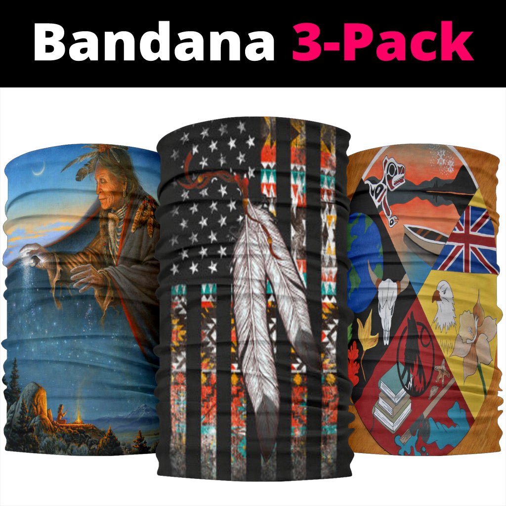 Native Flag Bandana 3-Pack NEW