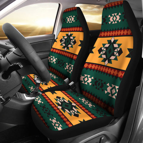 GB-NAT00408 Aztec Geometric Pattern Car Seat Covers