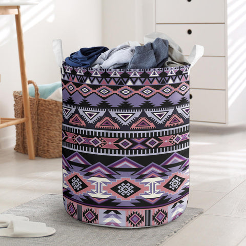 Powwow Store gb nat00593 ethnic pattern laundry basket