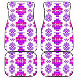 Powwow StoreGBNAT0072001 Pattern Front And Back Car Mats (Set Of 4)