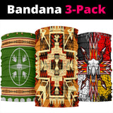 Arrows Pattern Native American Bandana 3-Pack New