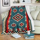 Powwow Store gb nat00415 ethnic geometric red pattern premium blanket