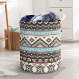 Powwow Store gb nat00604 tribal striped seamless pattern laundry basket