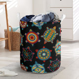 Powwow Store gb nat00042 01 mini turtle black laundry basket