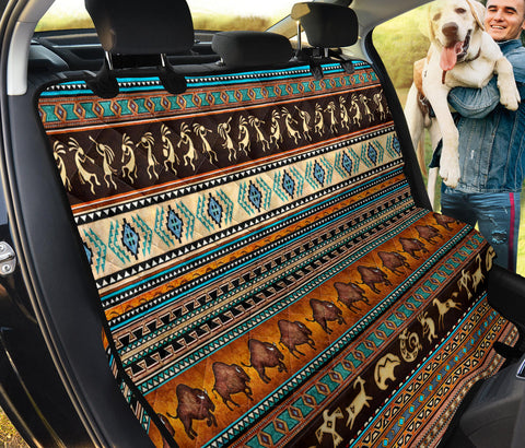 CSC005- Pattern Native Brown Pet Seat Cover New