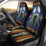 Powwow Store csa 0005 blue mandala native car seat cover