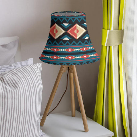 Seamless Vector Decorative Ethnic Native American Bell Lamp Shade no link - Powwow Store