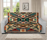 Orange Native Tribes Pattern Native American 70 Chair Sofa Protector - Powwow Store