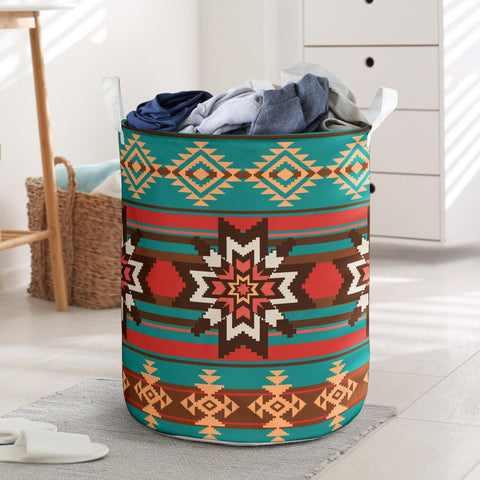 Powwow Store gb nat00320 ethnic ornament seamless laundry basket