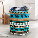 Powwow StoreLB0028 Pattern Native American Laundry Basket