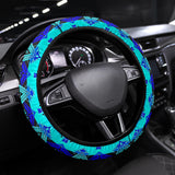 Powwow StoreGBNAT00625 Sovereign Nation Midnight Flat Steering Wheel Cover
