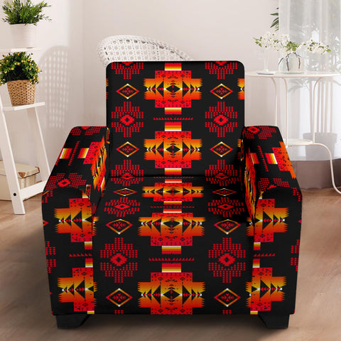 Powwow StoreGBNAT0072003 Pattern Native 43" Chair Slip Cover