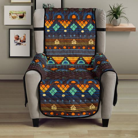 Powwow Store gb nat00582 ethno brown blue 23 chair sofa protector