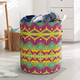 Powwow StoreLB0032 Pattern Native American Laundry Basket