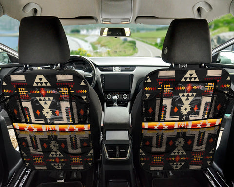 Powwow StoreGBNAT0006201 Black Tribe Car Back Seat Organizers