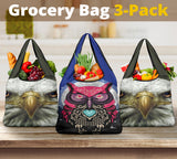 Animal Mixing Grocery Bags NEW