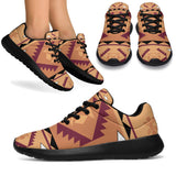 Pink Purple Design Native American Sport Sneakers - Powwow Store