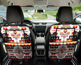 GB-NAT00075 White Tribes Pattern Car Back Seat Organizers