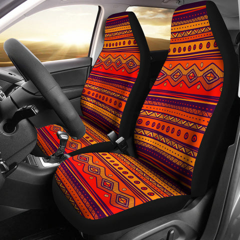 GB-NAT00576 Pattern Color Orange Car Seat Cover