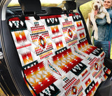 GB-NAT00075 White Tribes Pattern Native American Pet Seat Cover