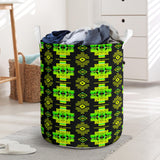 Powwow StoreGBNAT0072007 Pattern Native Laundry Basket