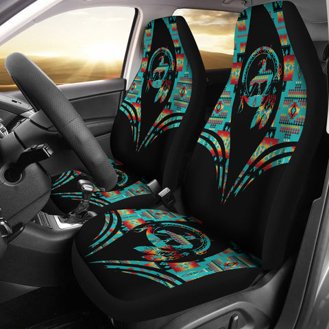 Powwow StoreGBNAT00646 The Trail of Tears Pattern Car Seat Cover