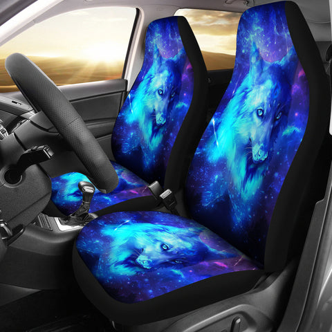 CSC-0007 Galaxy Wolf In Space Car Seat Covers