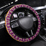 Powwow Store gb nat00062 07 light purple tribe steering wheel cover