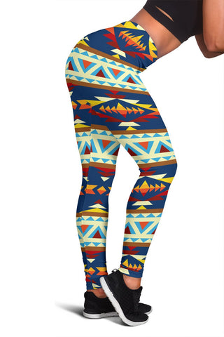 United Tribes Pattern Native American Women's Leggings - Powwow Store