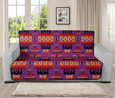 Powwow Store purple tribal native american 70 chair sofa protector