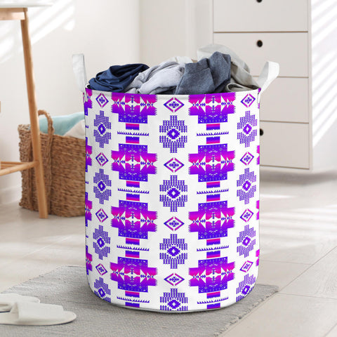 Powwow StoreGBNAT0072010 Pattern Native Laundry Basket