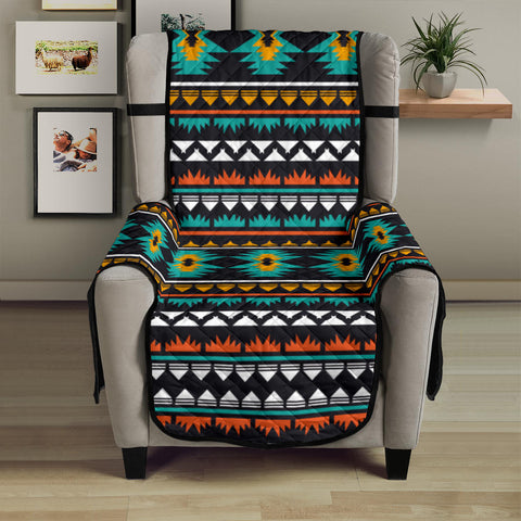 GB-NAT00605 Geometric Ethnic Pattern 23" Chair Sofa Protector